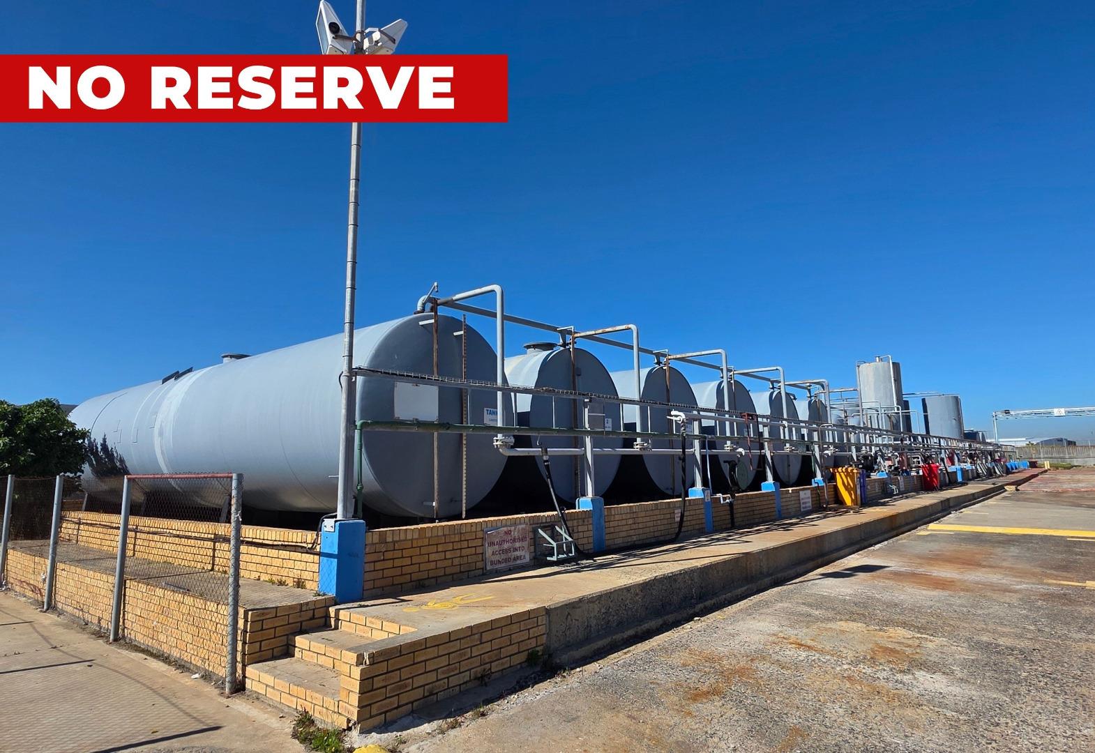No Reserve - Storage Tanks Auction - Western Cape